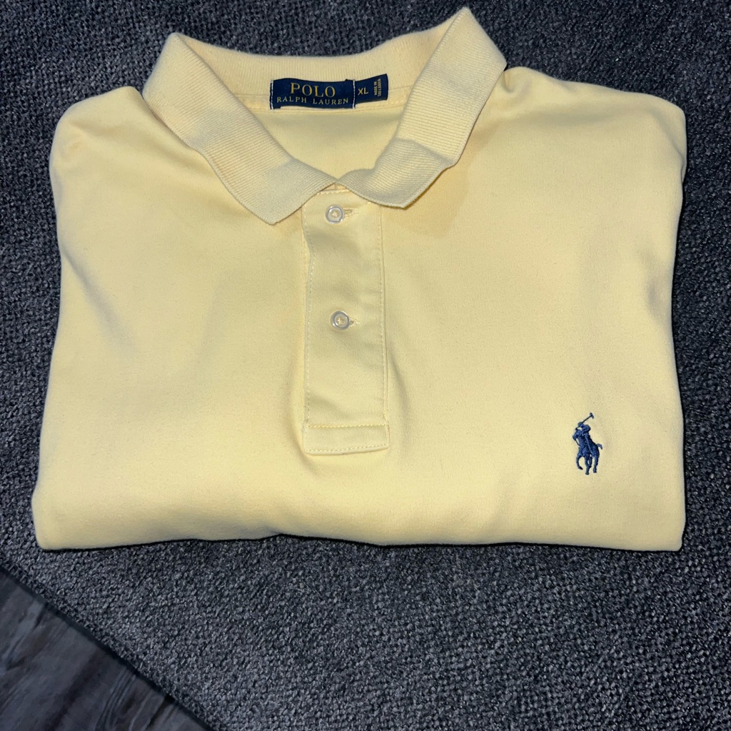 Ralph Lauren Light Yellow Polo Shirt